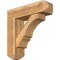 Ekena Millwork Balboa Craftsman Rough Sawn Bracket w/ Offset Brace, Western Red Cedar, 8"W x 28"D x 28"H BKT0806X28X28BOA04RWR - alternate 1